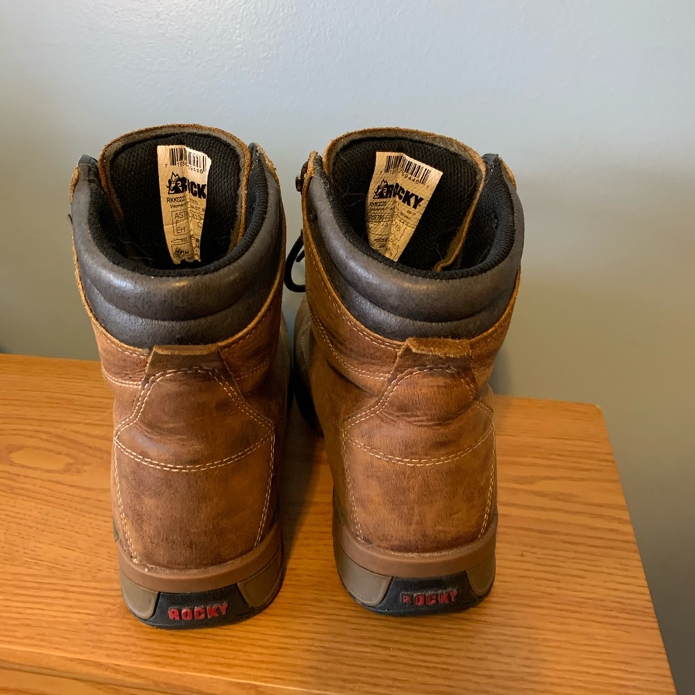 Woman’s Hiking boots work boots Rocky Aztec Boots - Picture 4 of 9